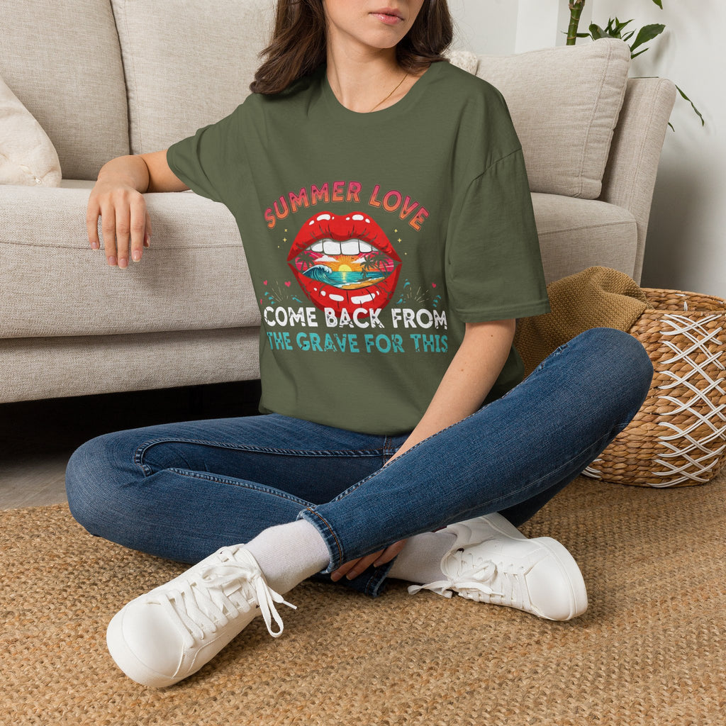 Copy of T‑Shirt — Vintage Sunrise 'Some People Are Like Sunrises' Graphic Tee