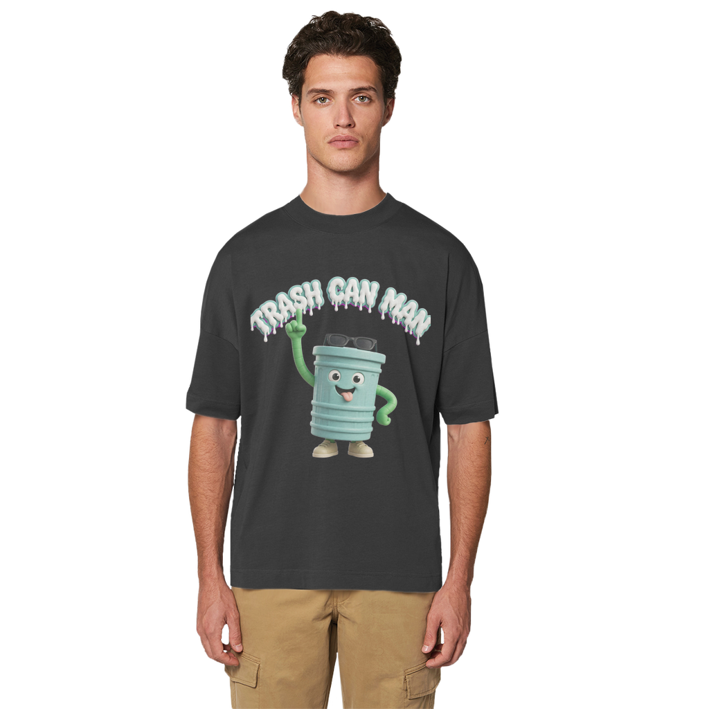 TRASH CAN MAN Premium Organic Oversized T-Shirt