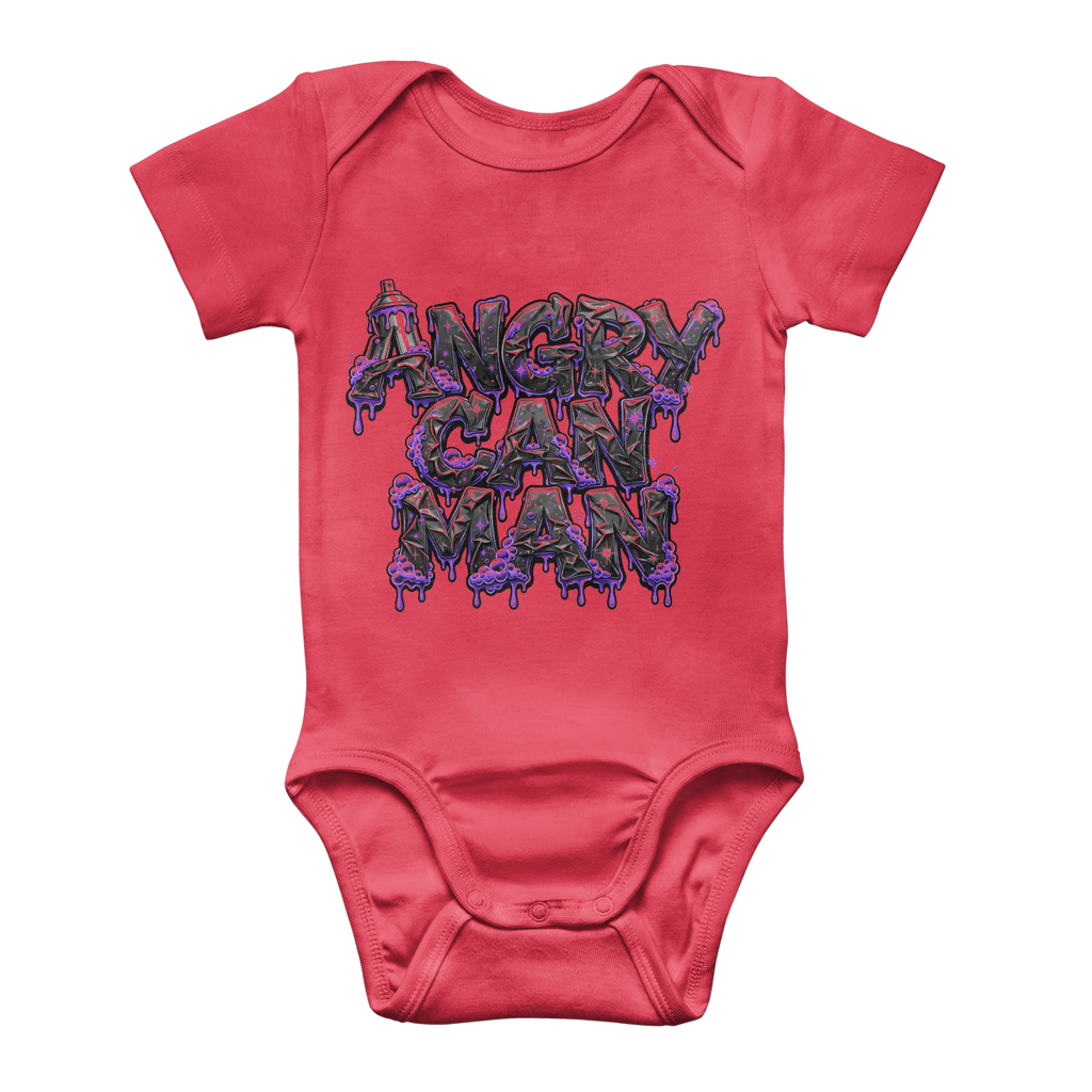 ANGRY CAN MAN 3.0 Classic Baby Onesie Bodysuit