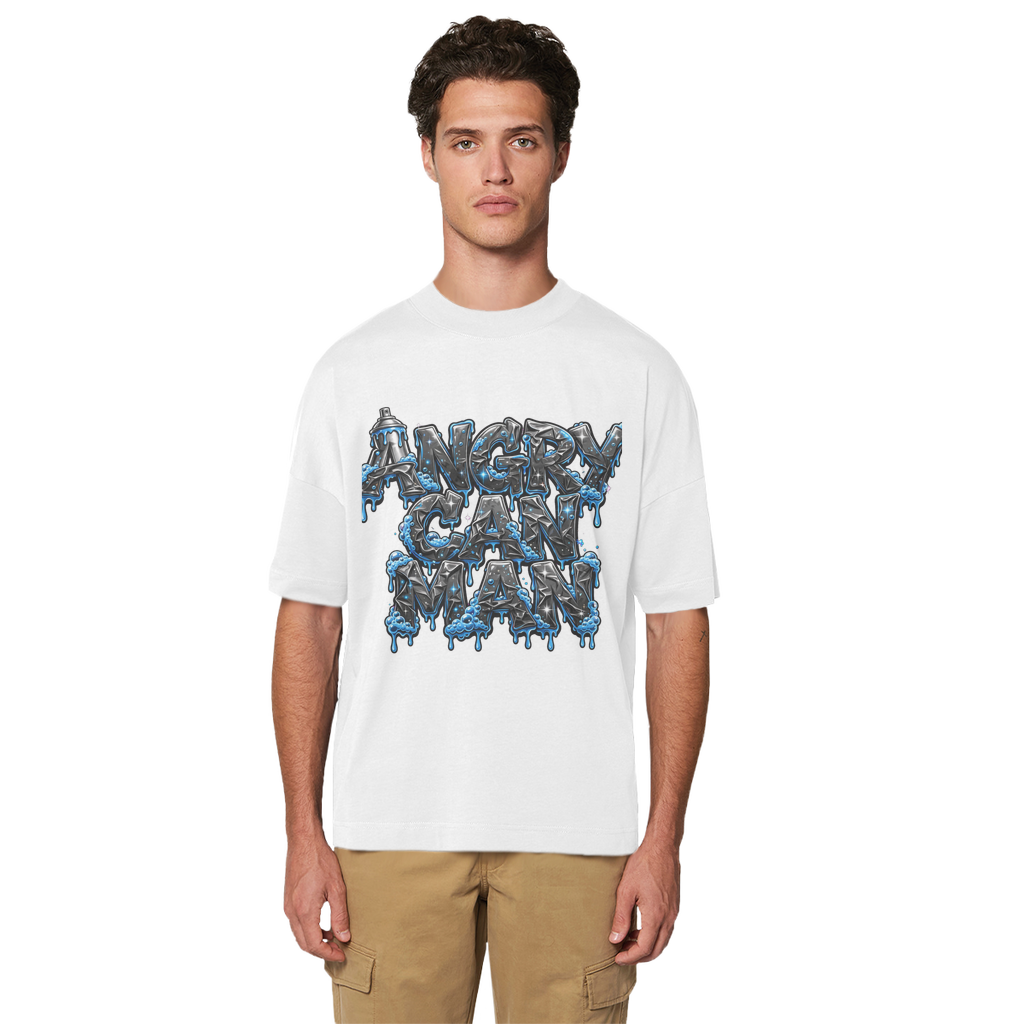 ANGRY CAN MAN 2.0 Premium Organic Oversized T-Shirt