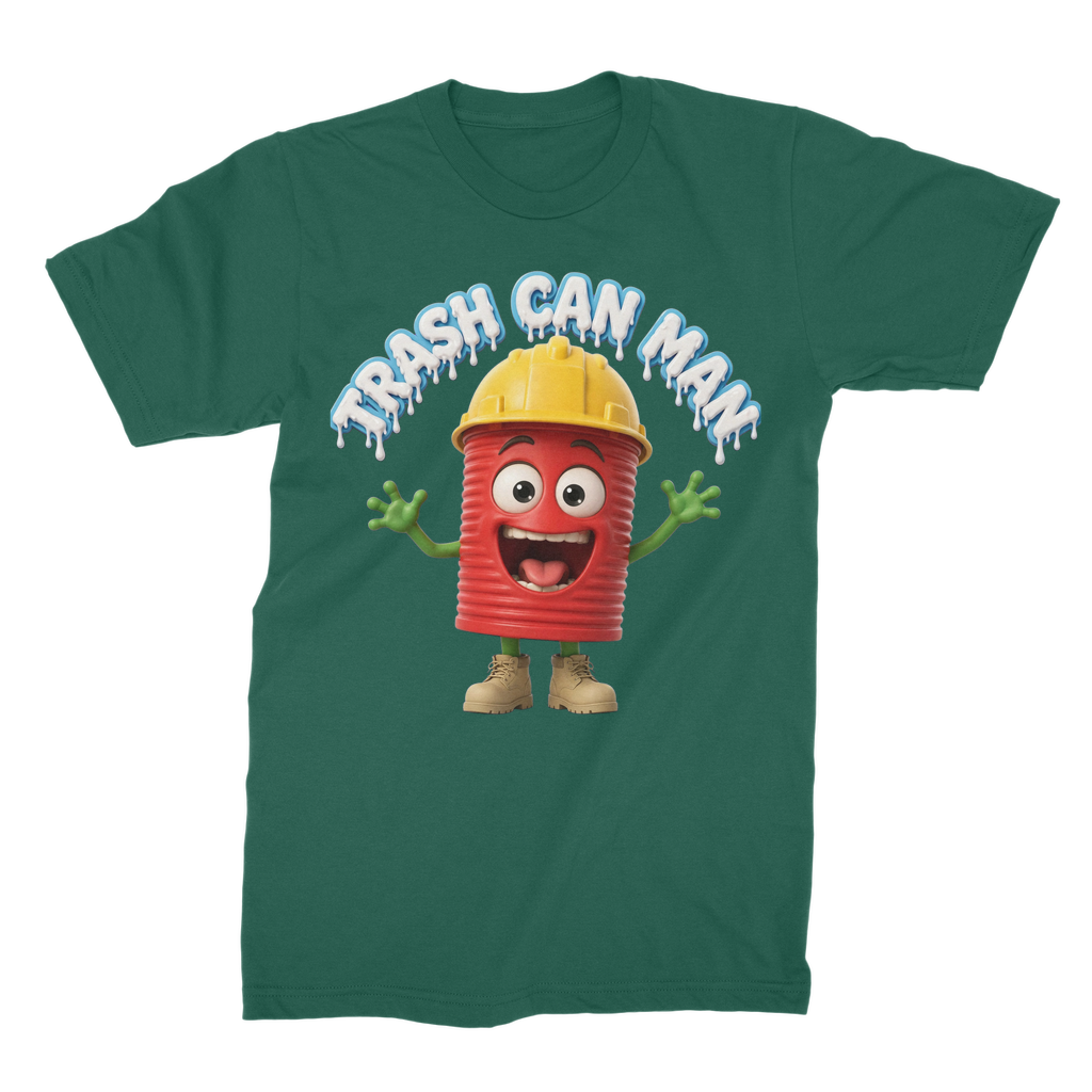 TRASH CAN MAN Premium Jersey Adult T-Shirt