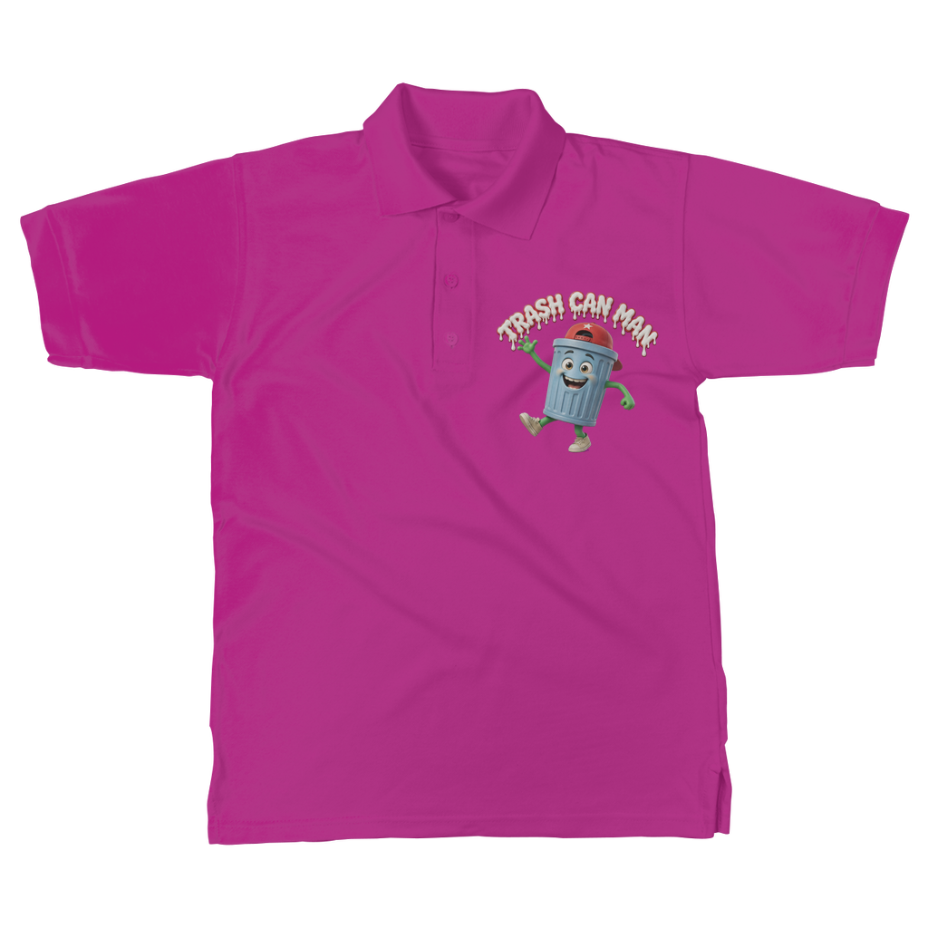 TRASH CAN MAN Classic Women's Polo Shirt