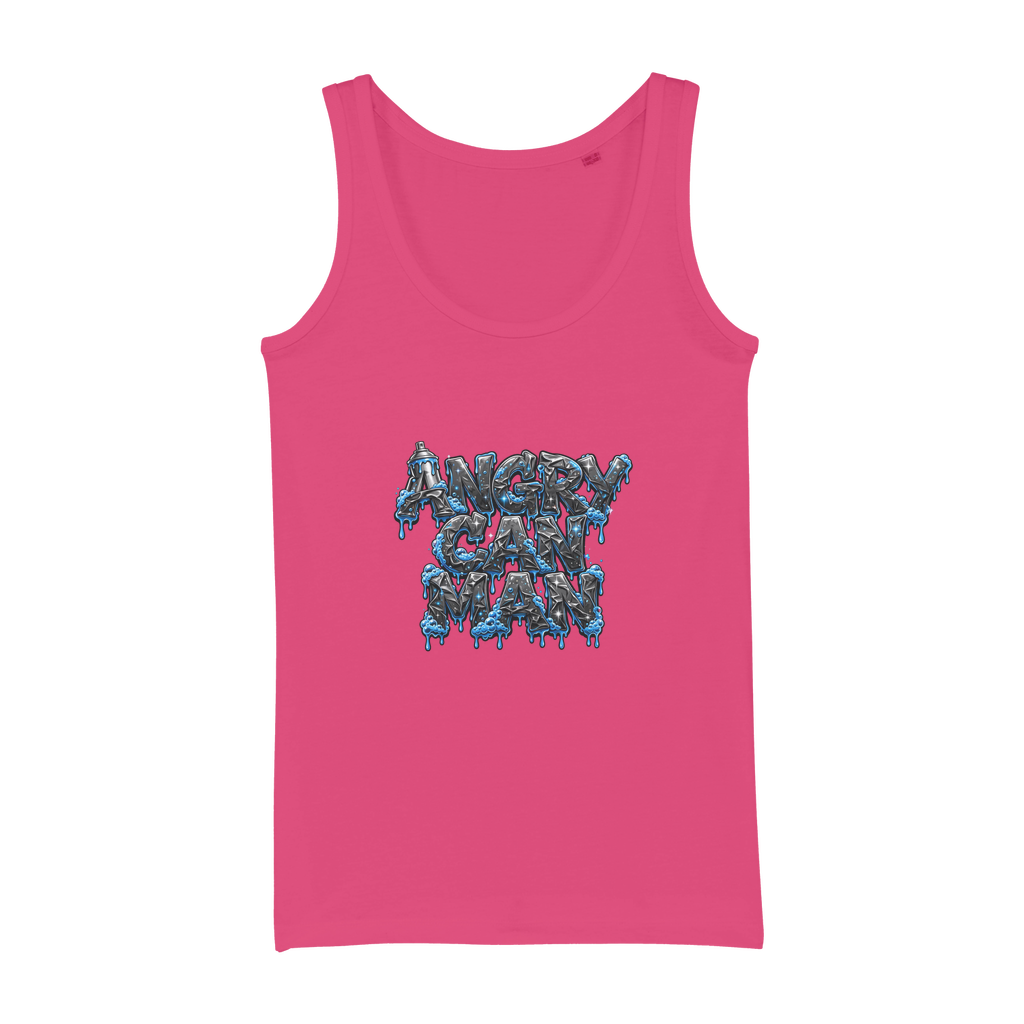ANGRY CAN MAN 2.0 Organic Jersey Womens Tank Top