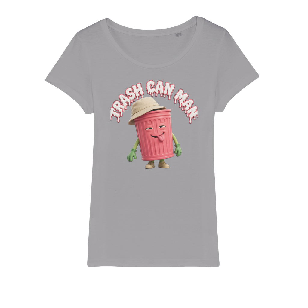 TRASH CAN MAN Organic Jersey Womens T-Shirt