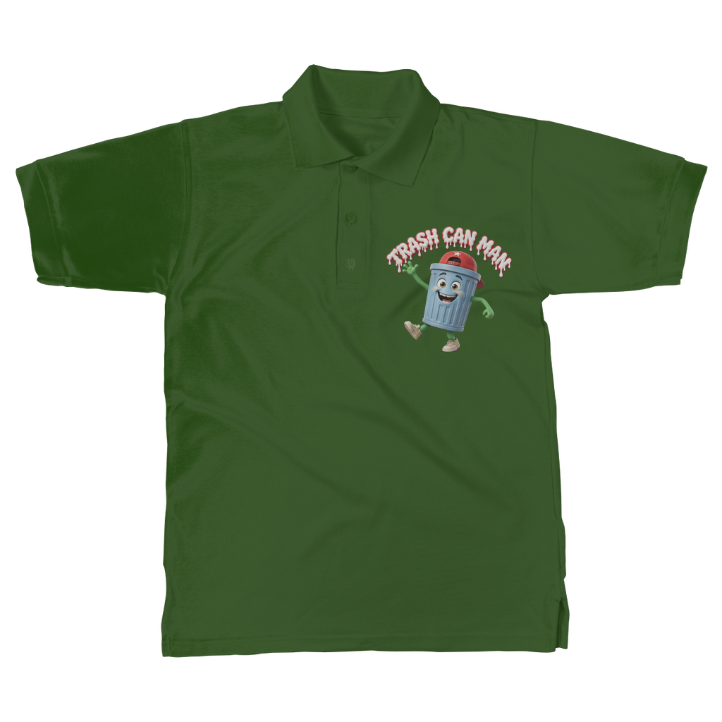 TRASH CAN MAN Classic Women's Polo Shirt