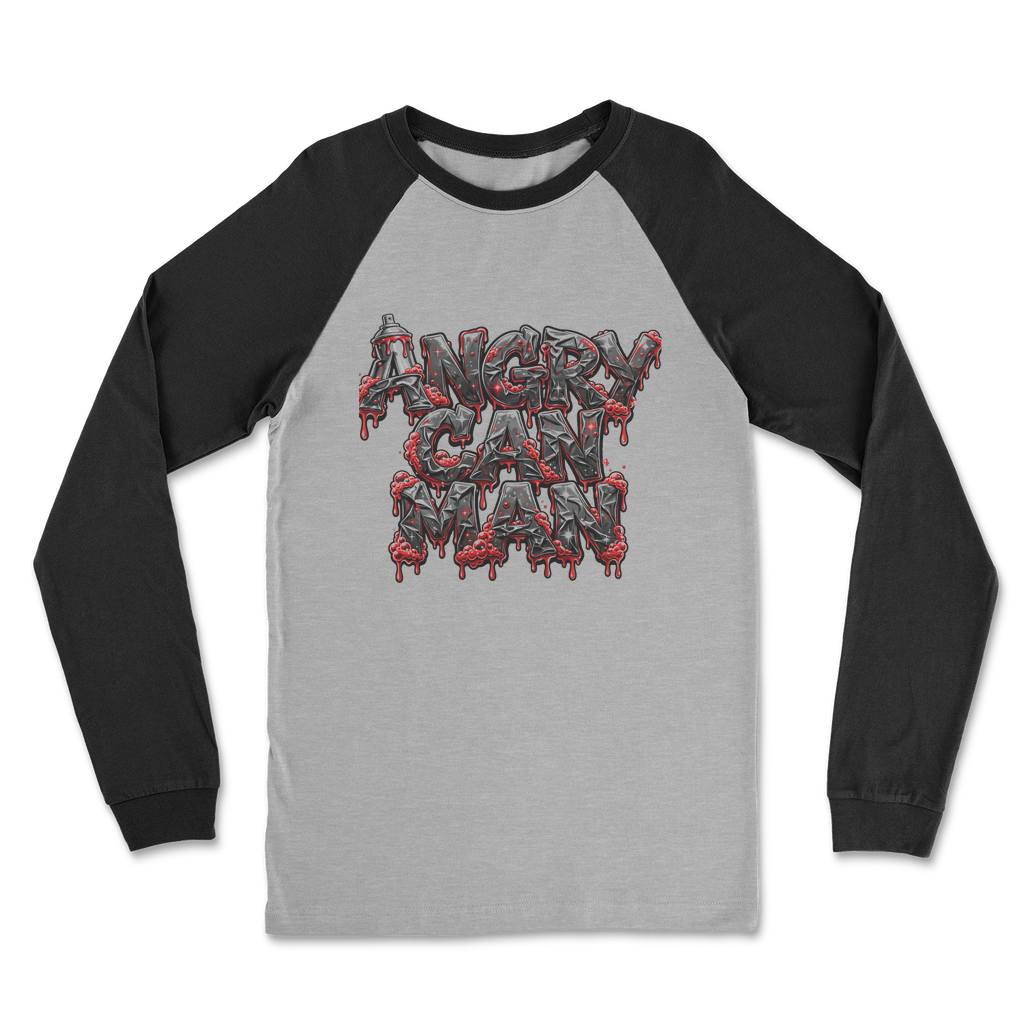 ANGRY CAN MAN 2.0 Classic Raglan Long Sleeve Shirt