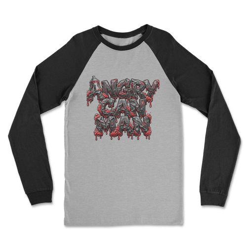 ANGRY CAN MAN 2.0 Classic Raglan Long Sleeve Shirt