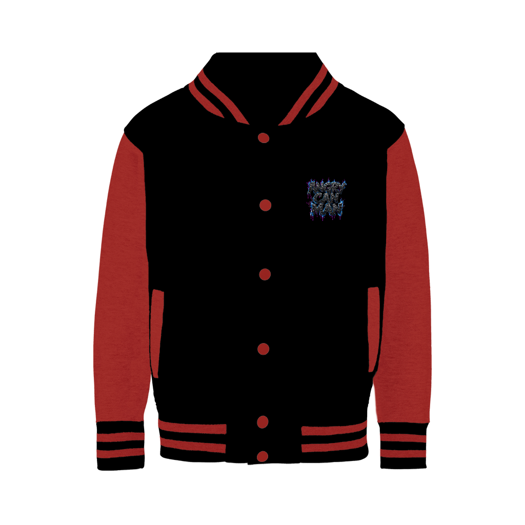 angry can man Varsity Jacket