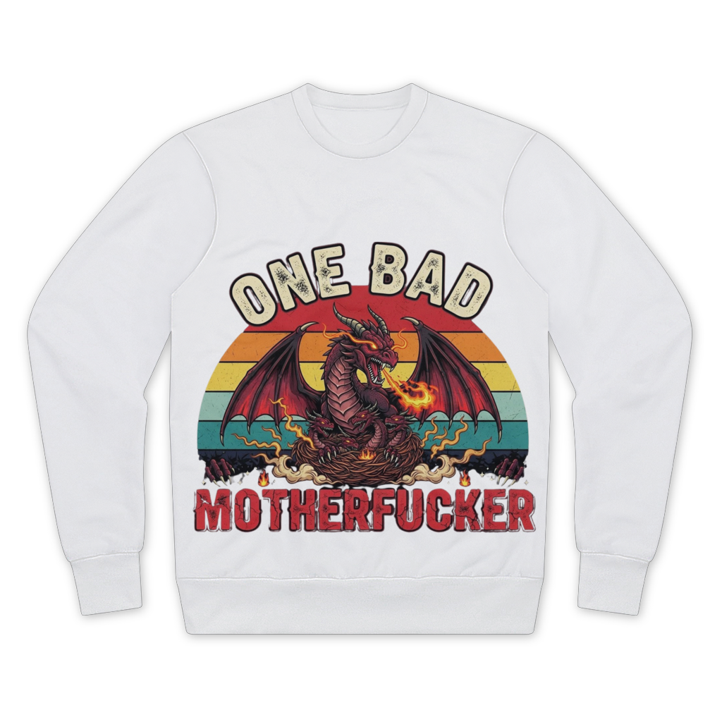 SARCASM 105 Premium Cut and Sew Sublimation Unisex Sweatshirt