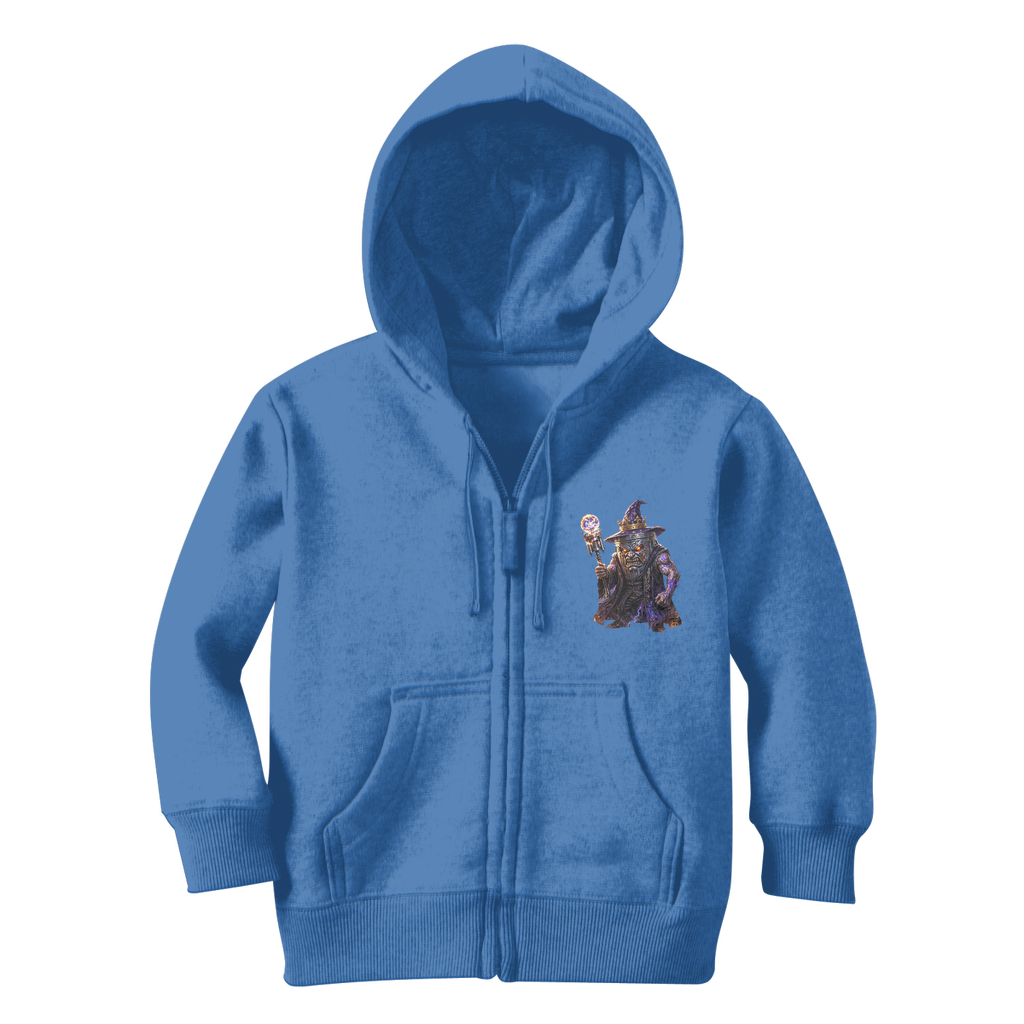 angry can man Classic Kids Zip Hoodie