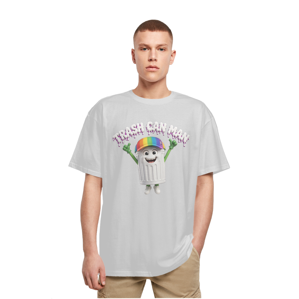 TRASH CAN MAN Heavy Oversized T-Shirt