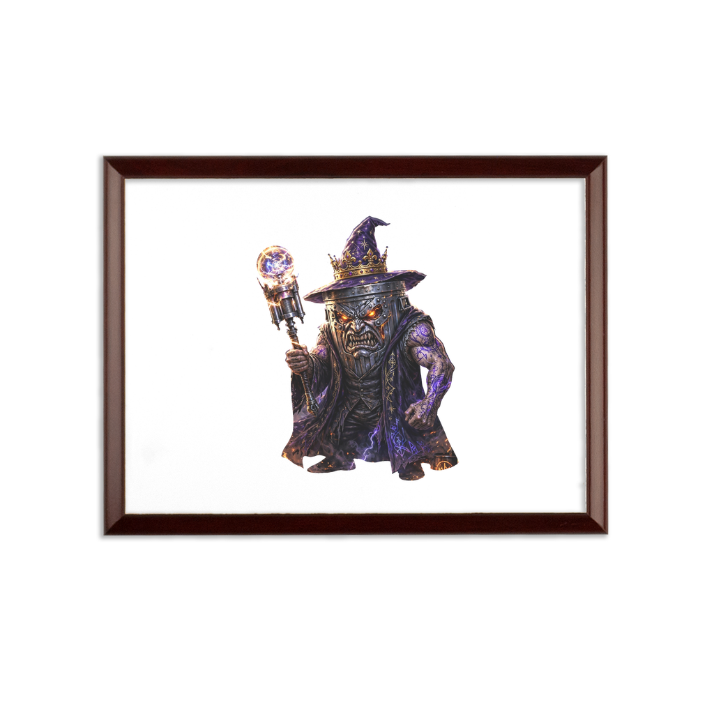 angry can man Sublimation Wall Plaque