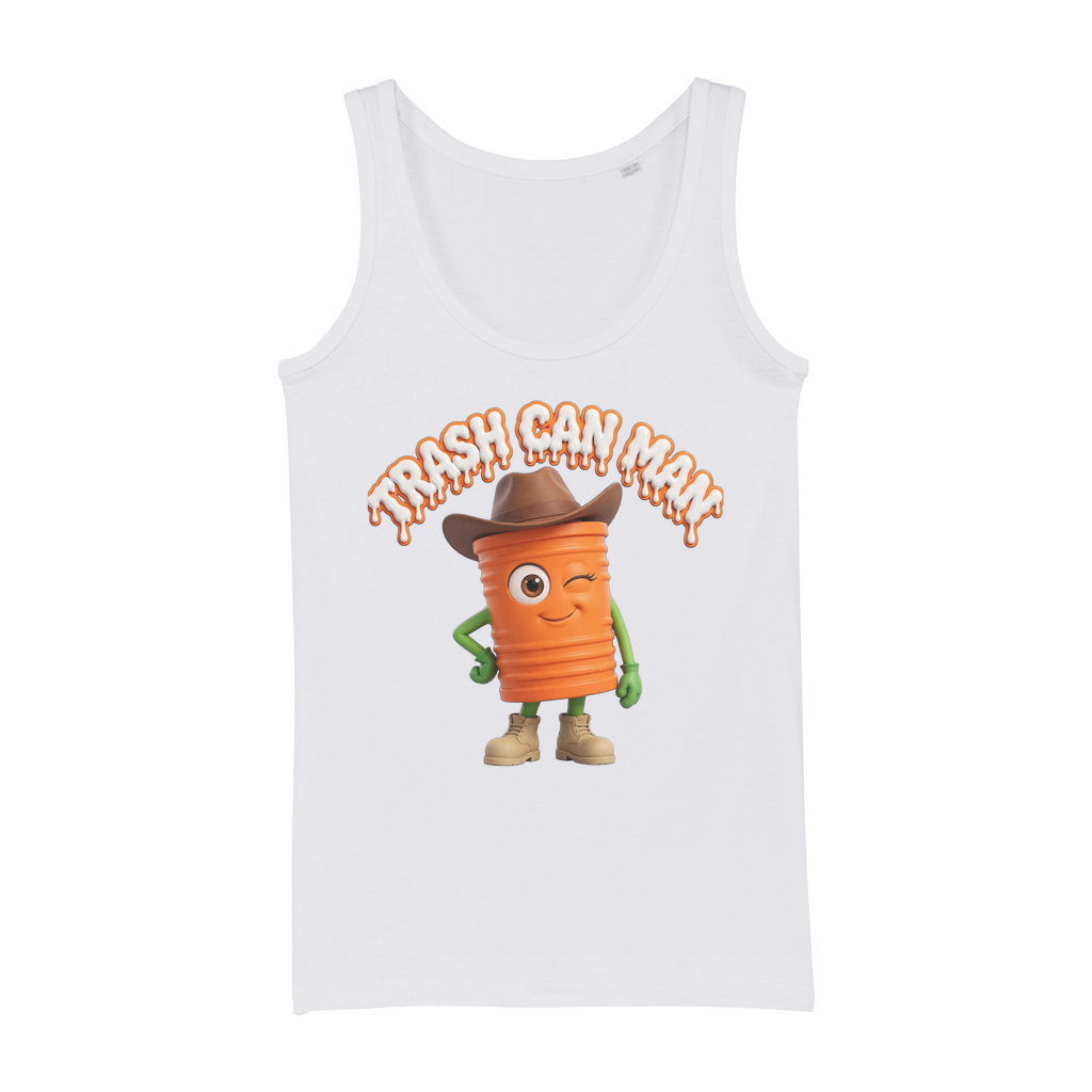 TRASH CAN MAN Organic Jersey Womens Tank Top