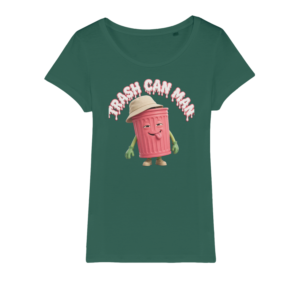 TRASH CAN MAN Organic Jersey Womens T-Shirt