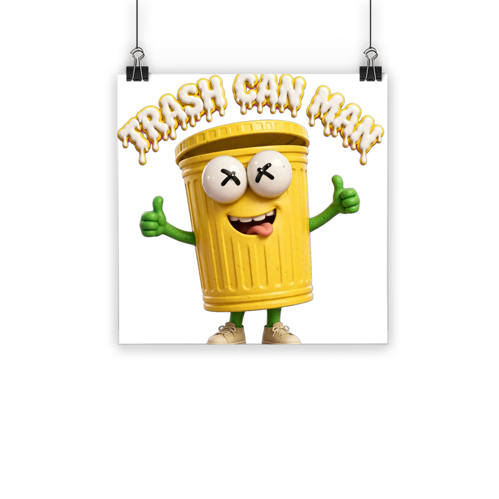 TRASH CAN MAN Classic Poster