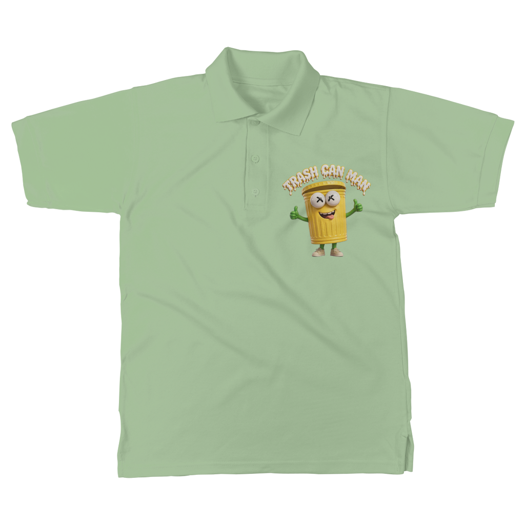 TRASH CAN MAN Classic Adult Polo Shirt