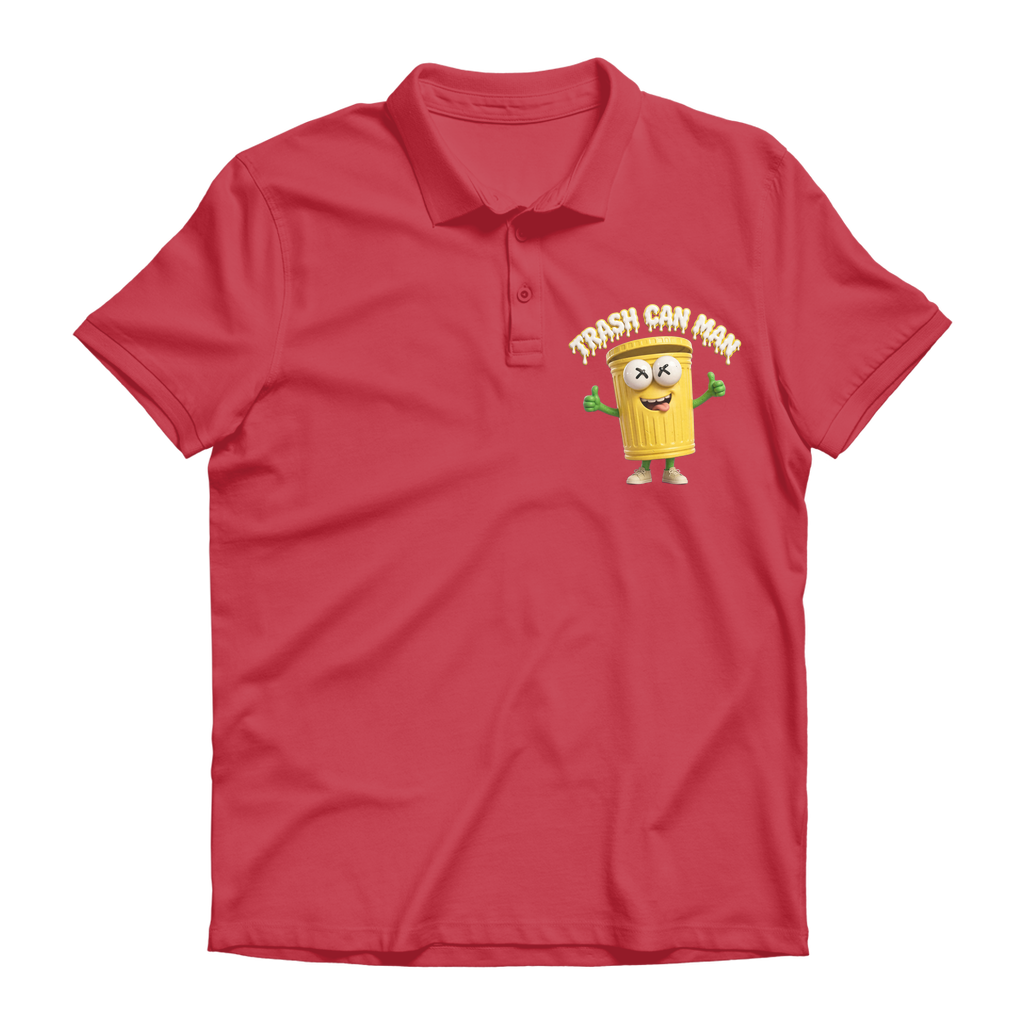 TRASH CAN MAN Premium Adult Polo Shirt