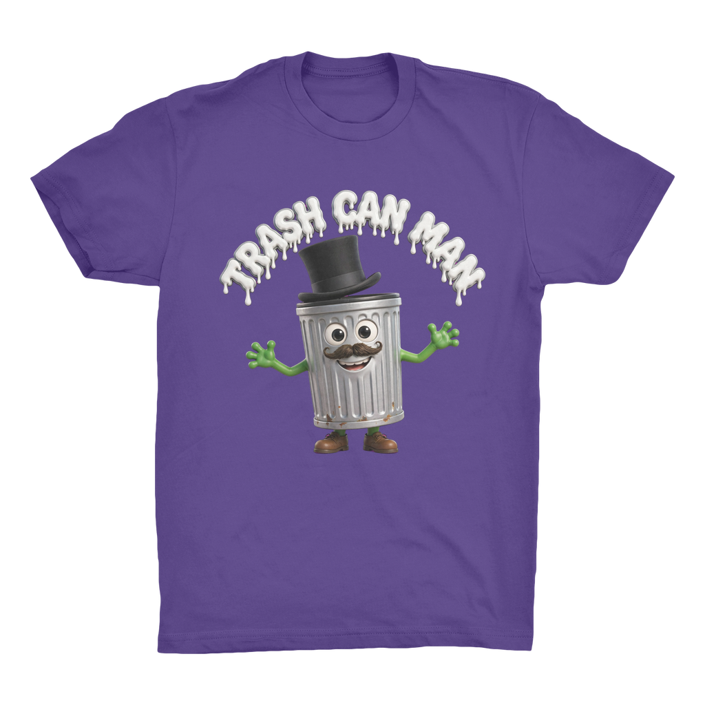 TRASH CAN MAN Organic Adult T-Shirt