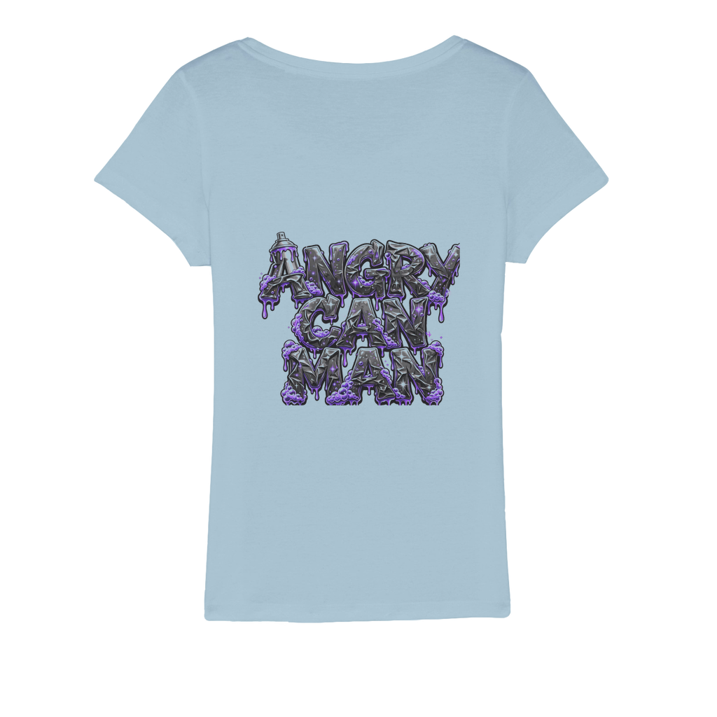 ANGRY CAN MAN 3.0 Organic Jersey Womens T-Shirt