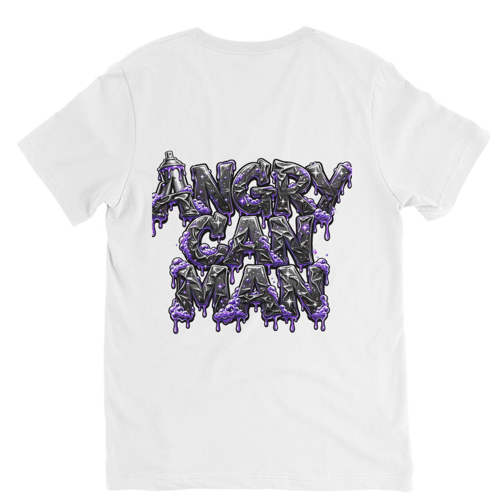 ANGRY CAN MAN 3.0 Classic V-Neck T-Shirt