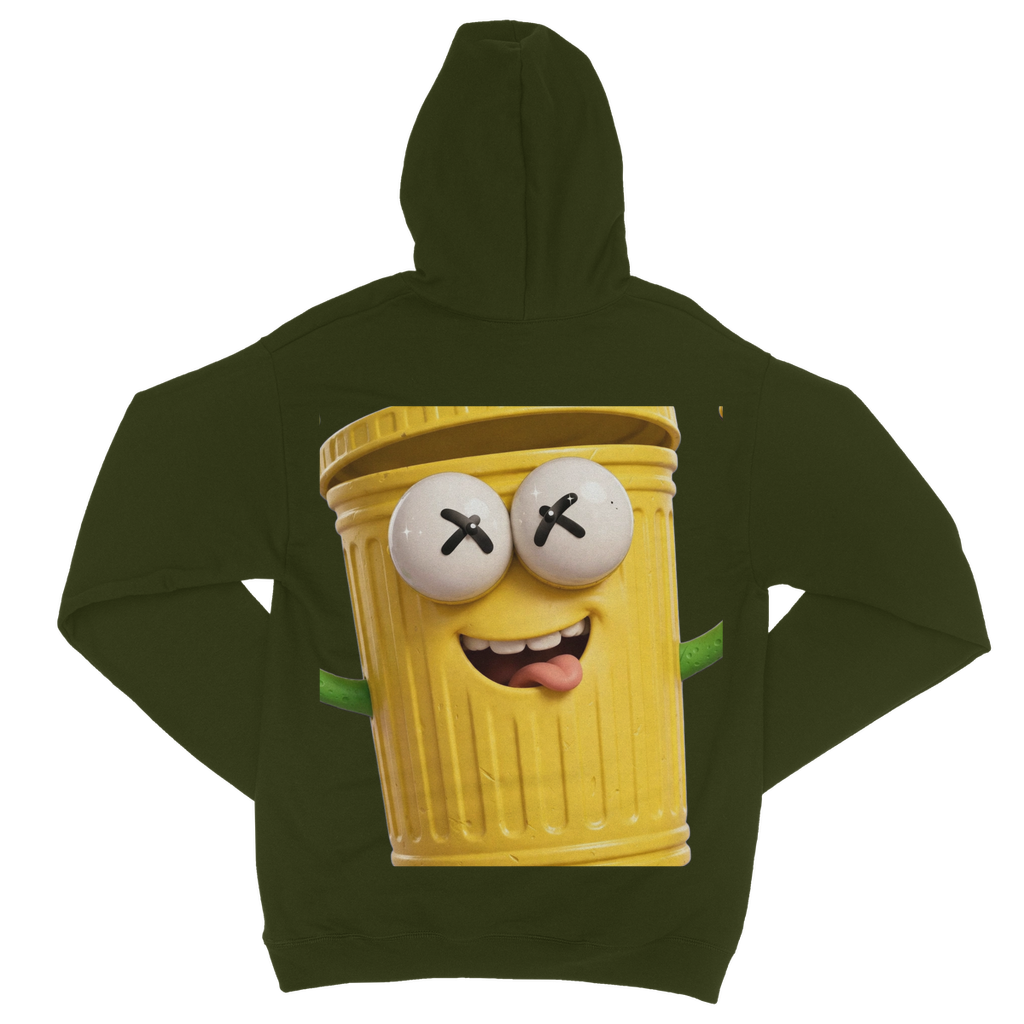 TRASH CAN MAN Classic Adult Zip Hoodie
