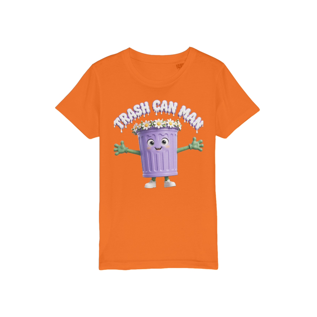 TRASH CAN MAN Organic Jersey Kids T-Shirt