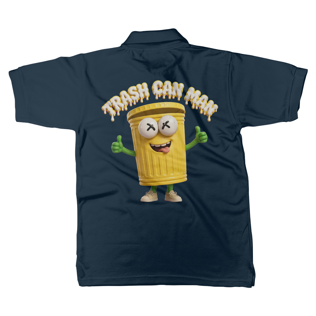 TRASH CAN MAN Classic Adult Polo Shirt