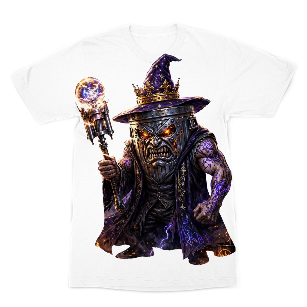 angry can man Premium Sublimation Adult T-Shirt