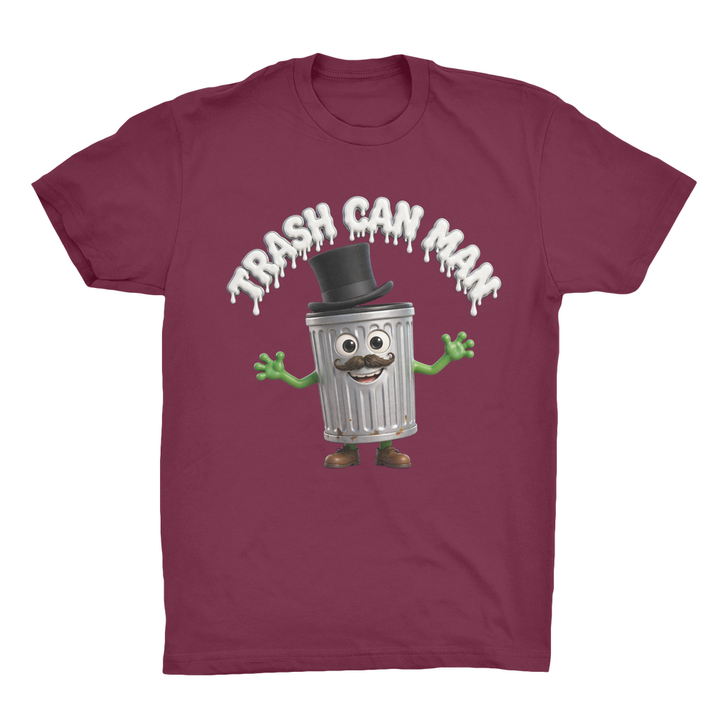 TRASH CAN MAN Organic Adult T-Shirt