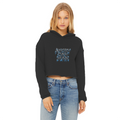 ANGRY CAN MAN 2.0 Ladies Cropped Raw Edge Hoodie