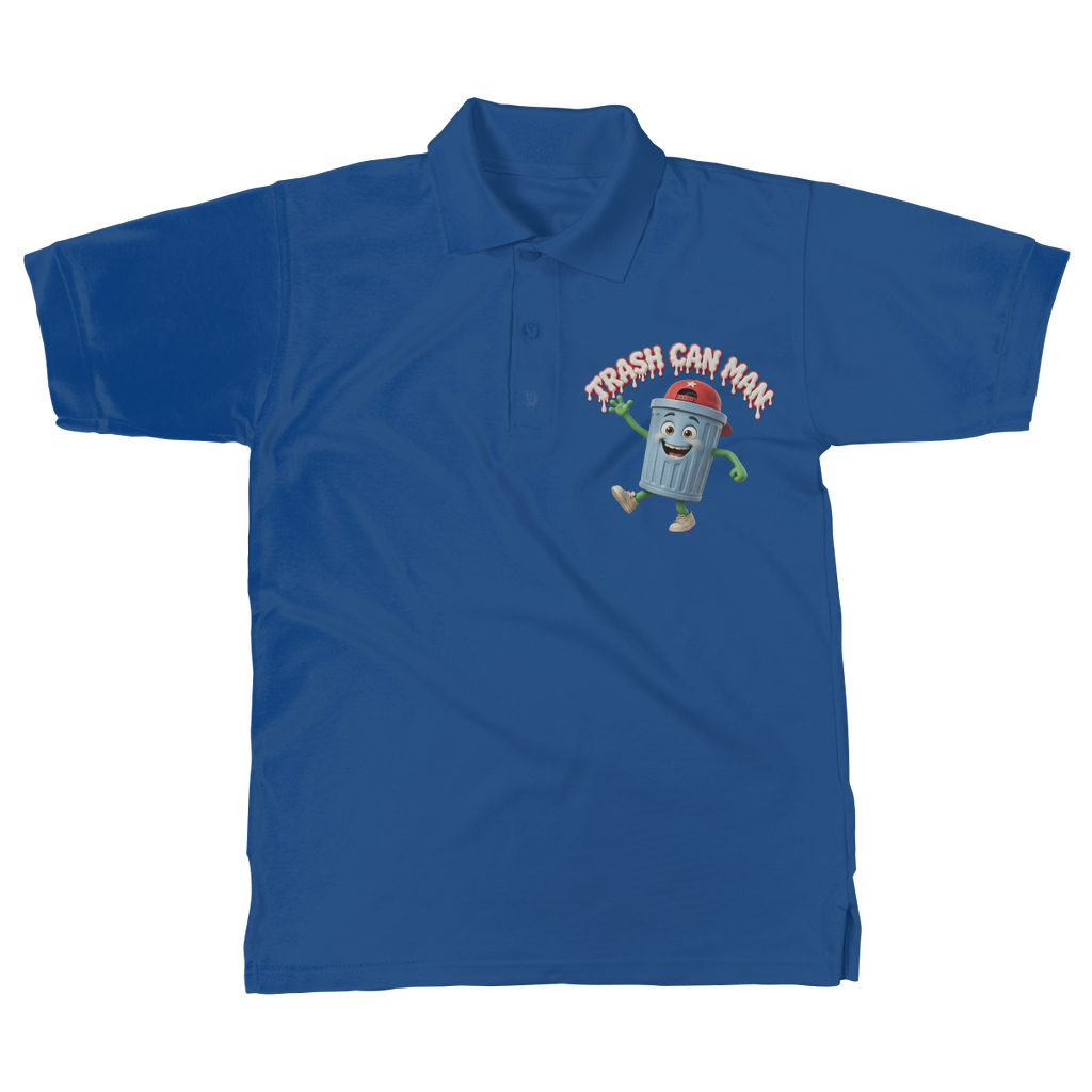 TRASH CAN MAN Classic Women's Polo Shirt