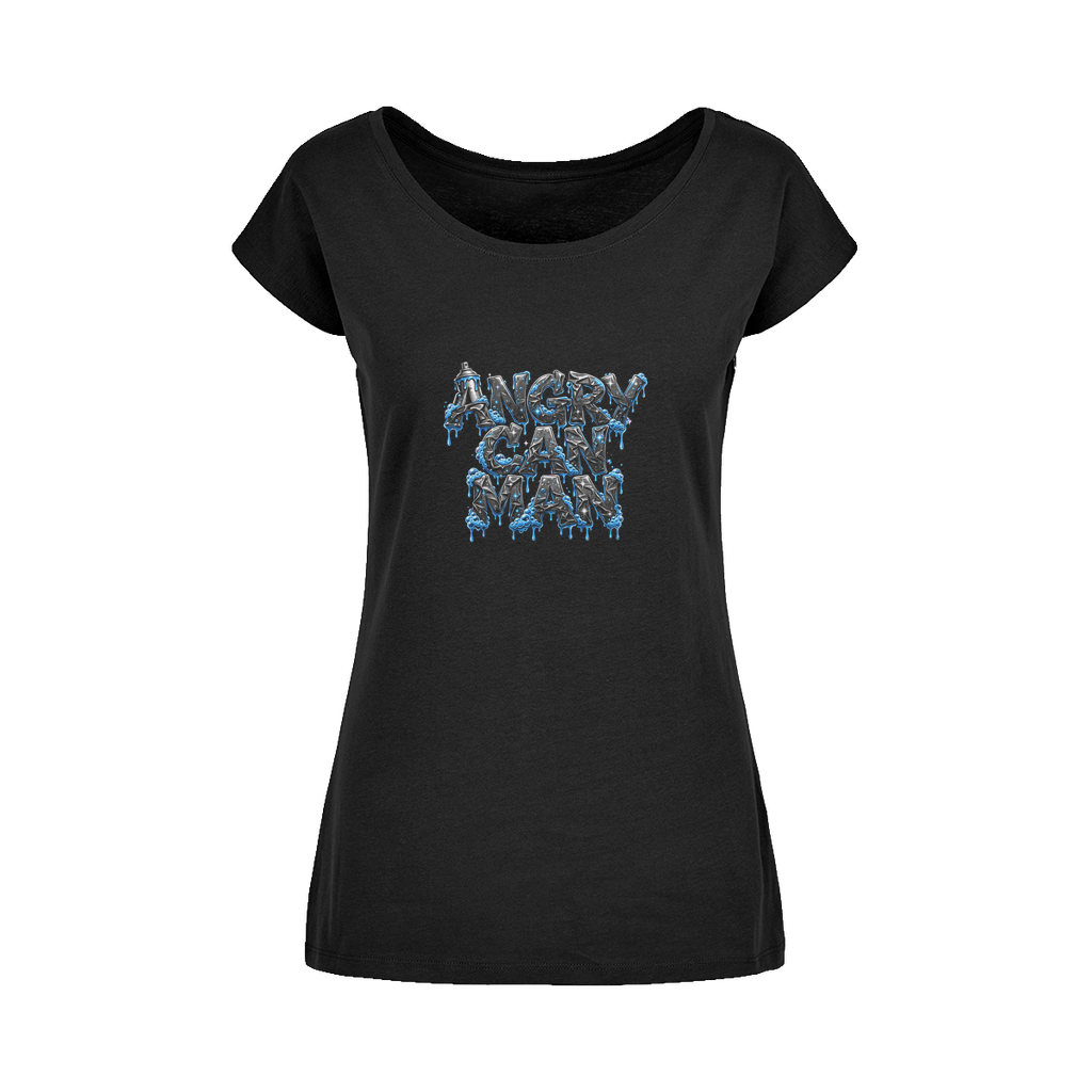 ANGRY CAN MAN 2.0 Wide Neck Womens T-Shirt XS-5XL