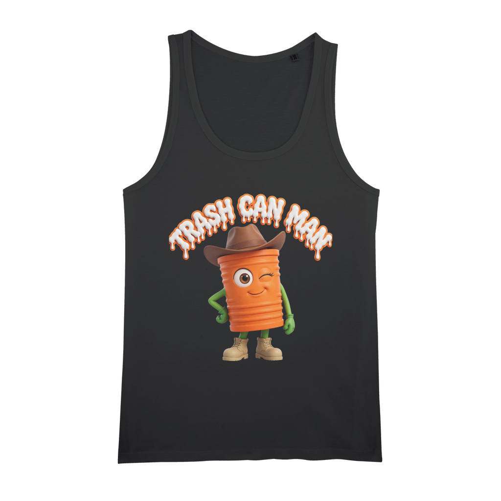 TRASH CAN MAN Organic Jersey Womens Tank Top