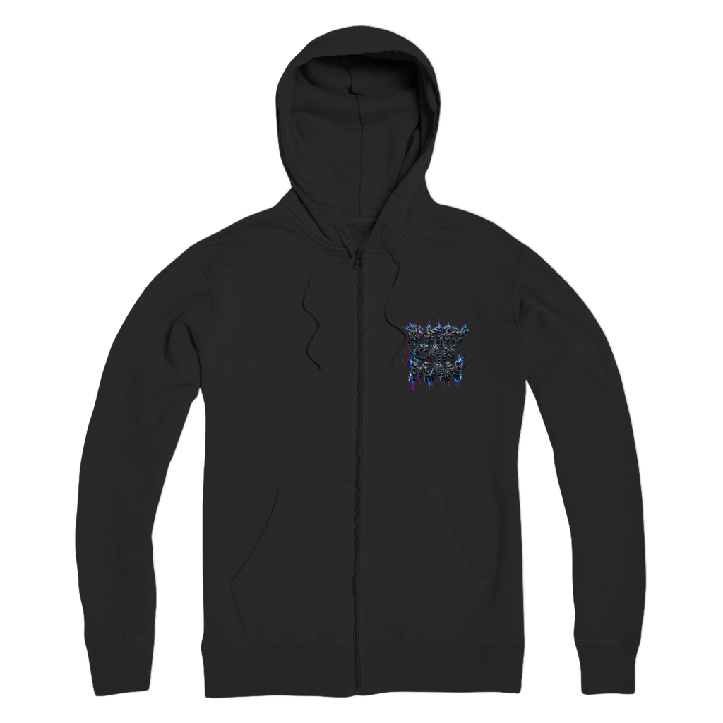 angry can man Premium Adult Zip Hoodie