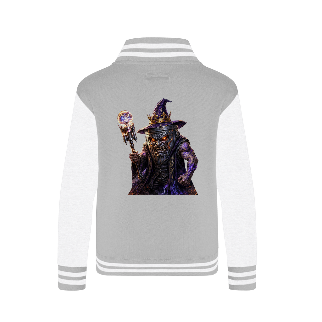 angry can man Varsity Jacket