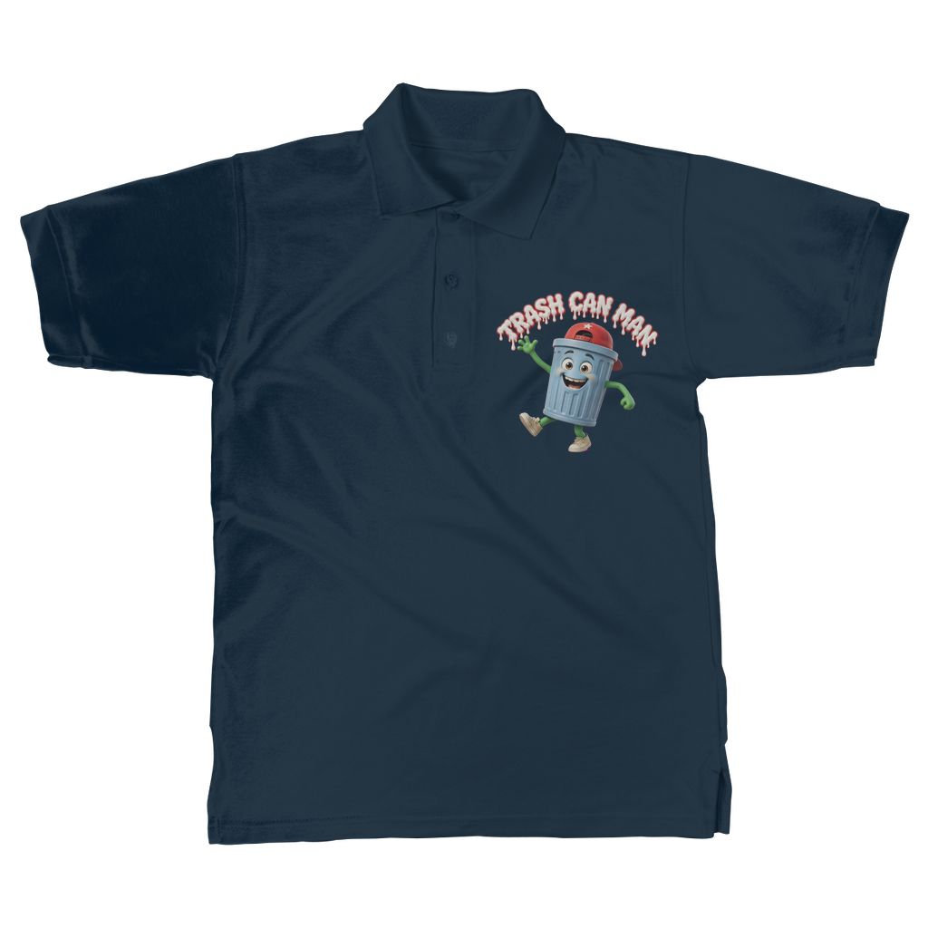 TRASH CAN MAN Classic Women's Polo Shirt