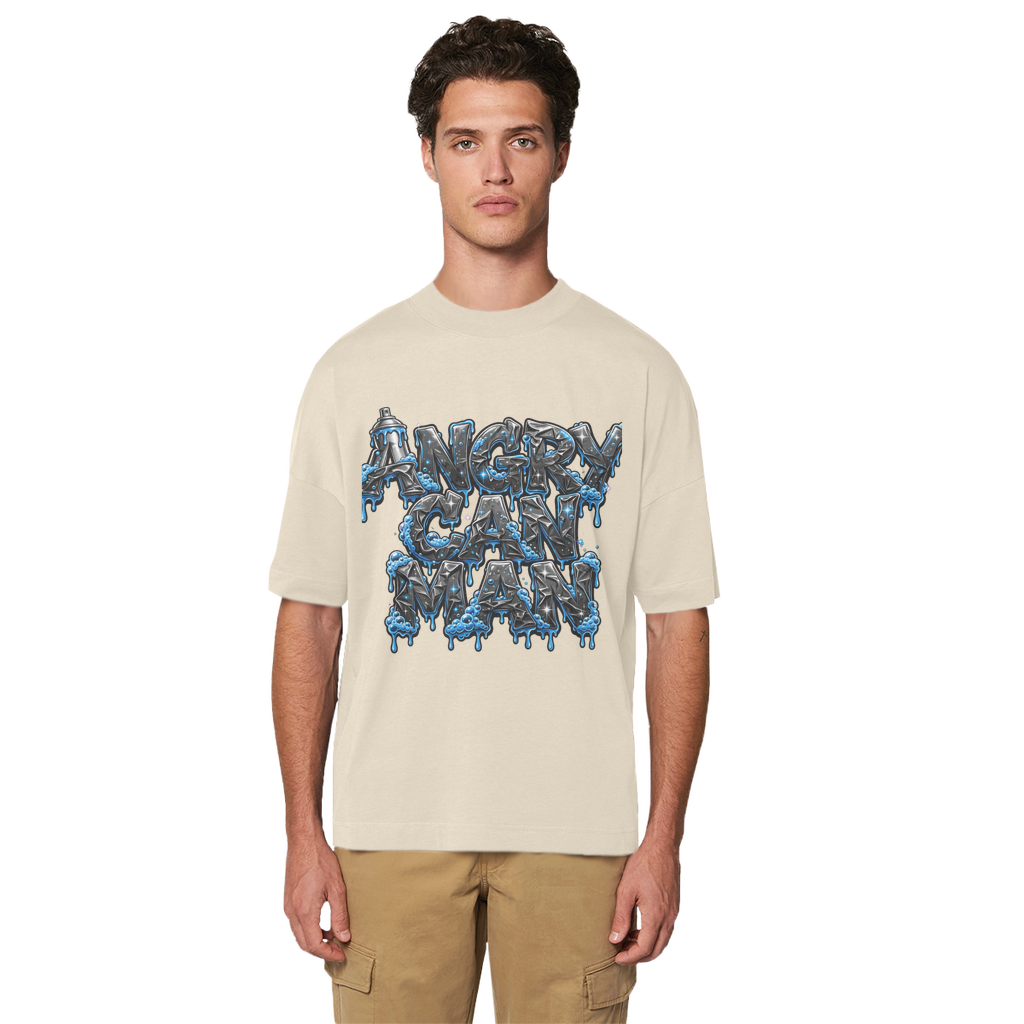 ANGRY CAN MAN 2.0 Premium Organic Oversized T-Shirt