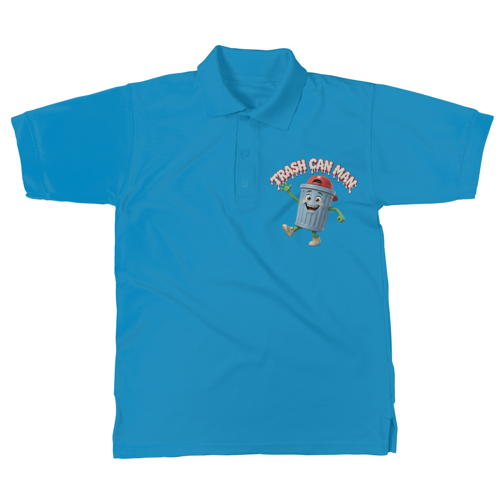 TRASH CAN MAN Classic Women's Polo Shirt