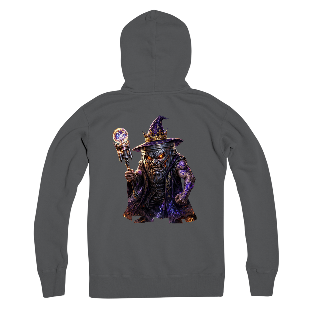 angry can man Premium Adult Zip Hoodie