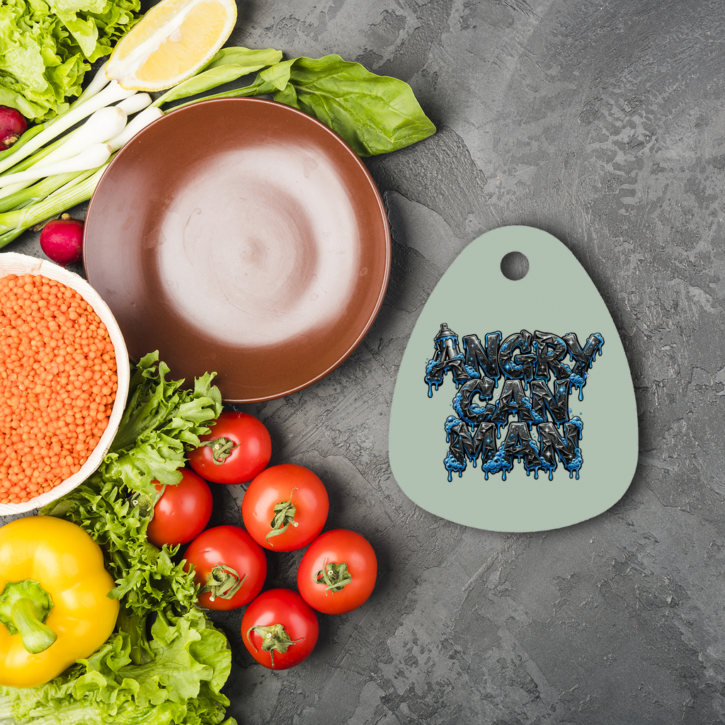 ANGRY CAN MAN 2.0 Sublimation Glass Cutting Board