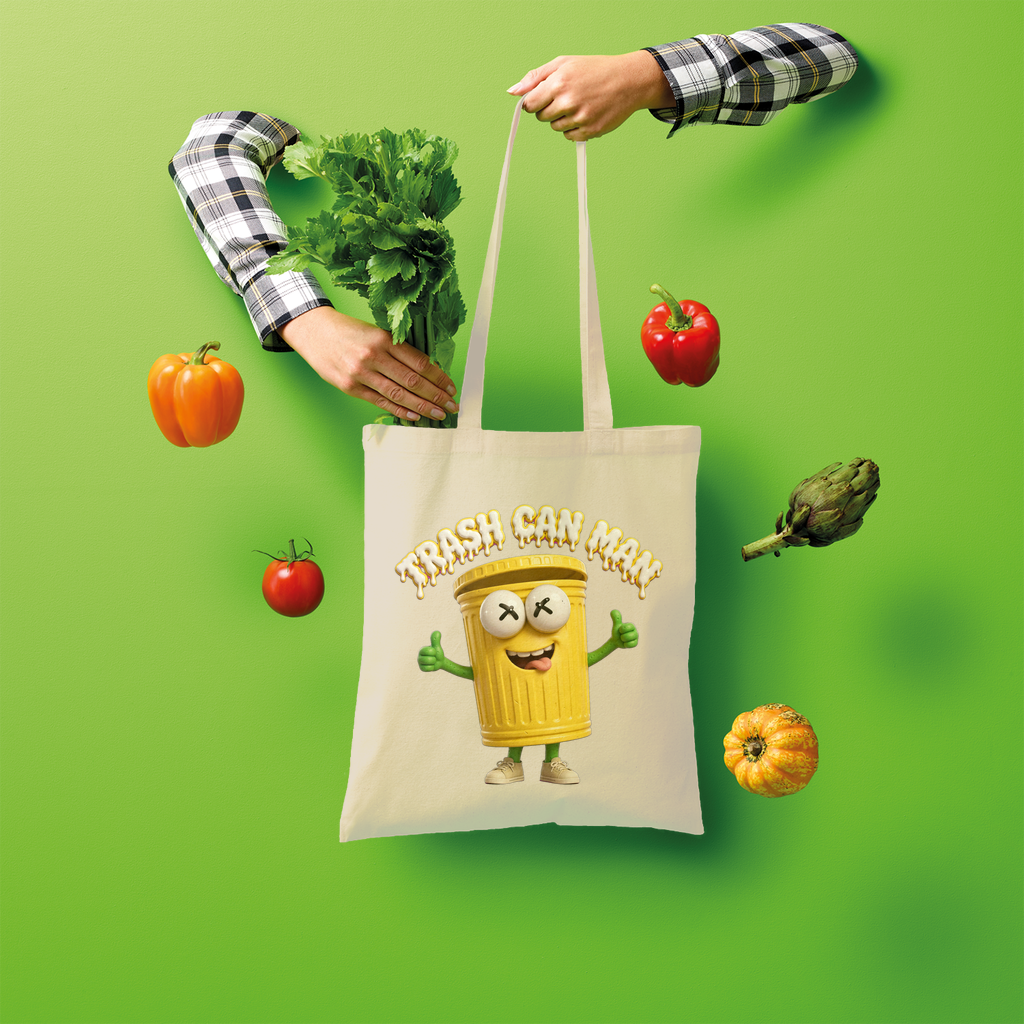 TRASH CAN MAN Shopper Tote Bag