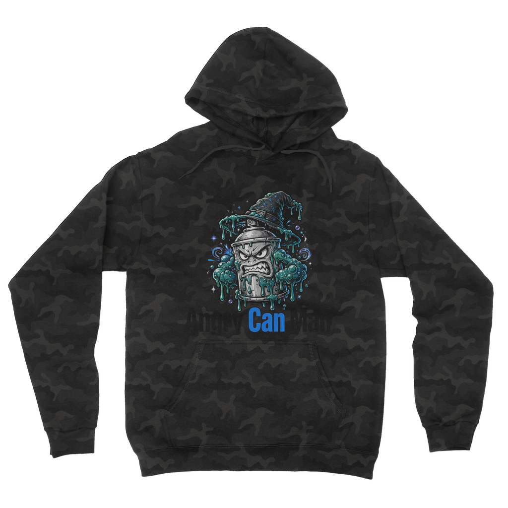 ANGRY CAN MAN 2.0 Camouflage Adult Hoodie