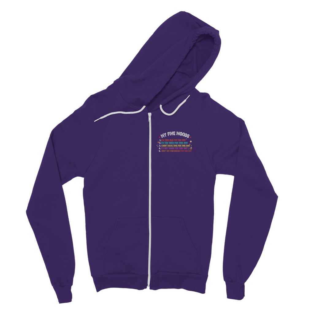 SARCASM 105 Classic Adult Zip Hoodie