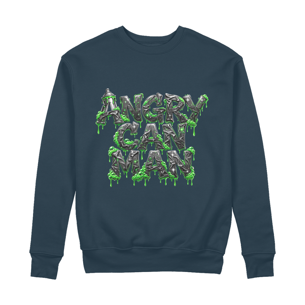 ANGRY CAN MAN 2.0 100% Organic Cotton Sweatshirt