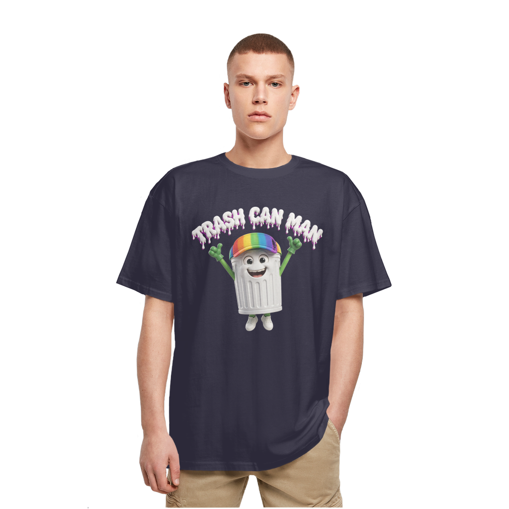 TRASH CAN MAN Heavy Oversized T-Shirt
