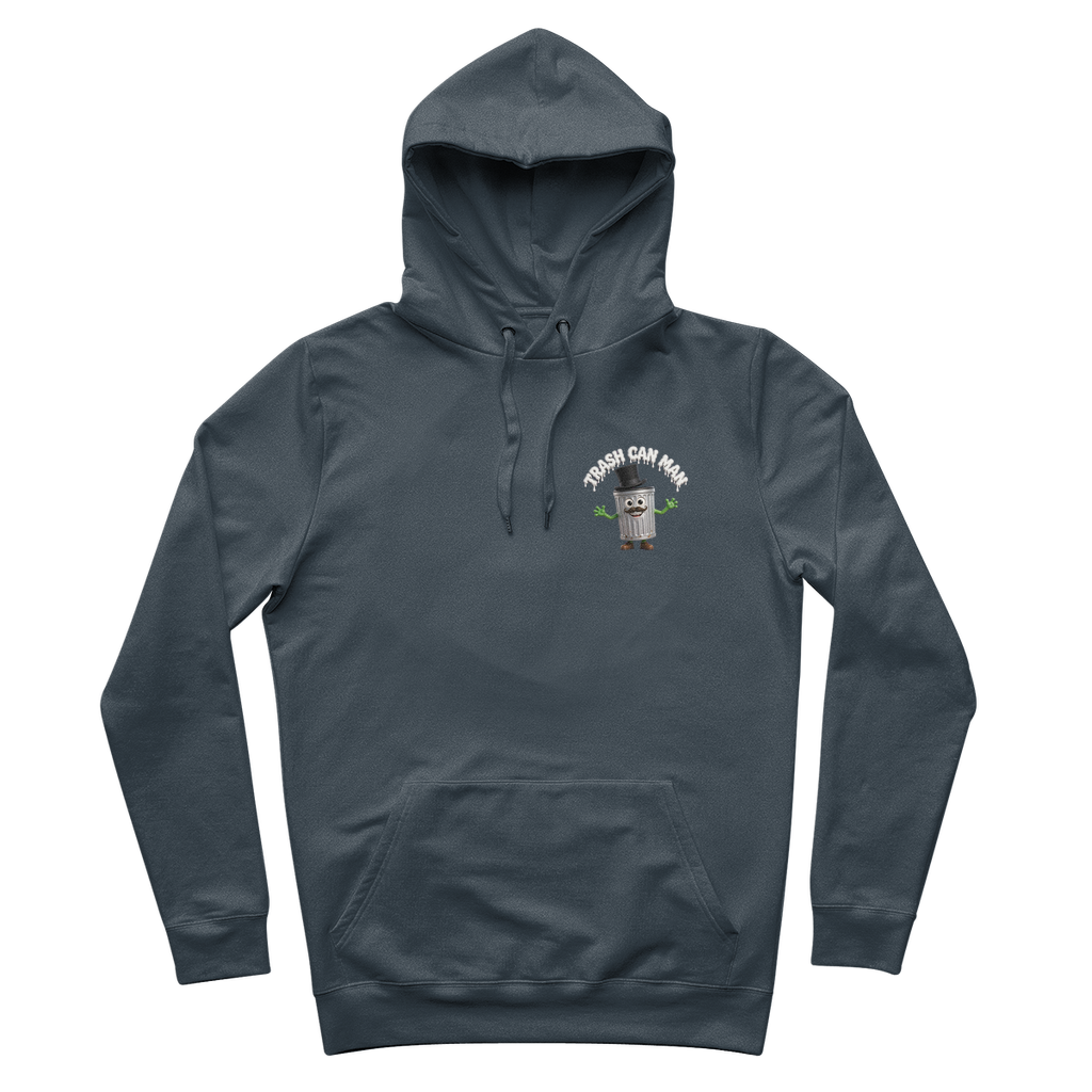 TRASH CAN MAN 100% Organic Cotton Hoodie