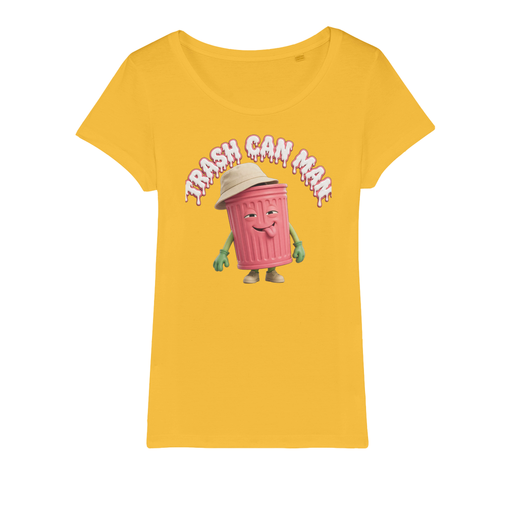 TRASH CAN MAN Organic Jersey Womens T-Shirt