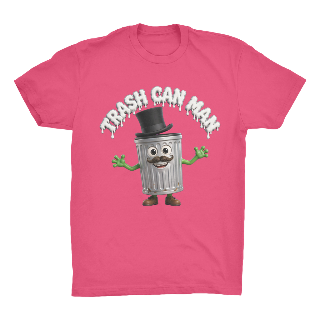 TRASH CAN MAN Organic Adult T-Shirt