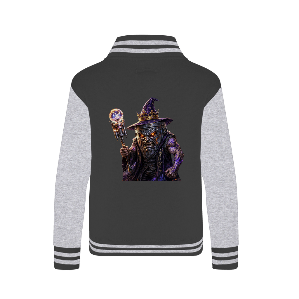 angry can man Varsity Jacket