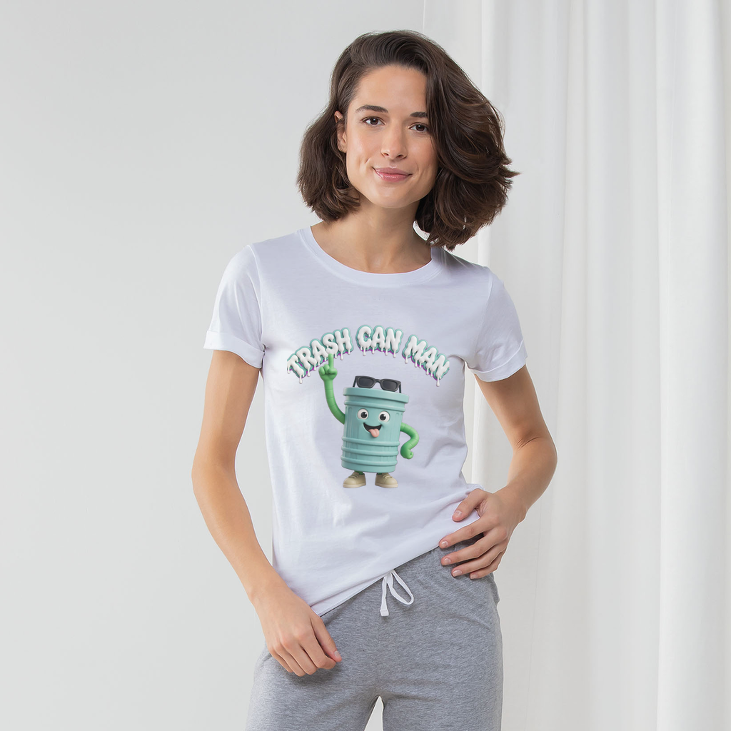TRASH CAN MAN Women's Long Pant Pyjama Set